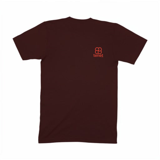 GROW SOME PEACE ESSENTIAL BURGENDY TEE