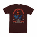 GROW SOME PEACE ESSENTIAL BURGENDY TEE
