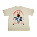 GROW SOME PEACE DROP SHOULDER SAND TEE