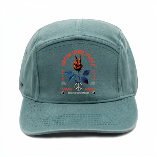 GROW SOME PEACE CAP TEAL