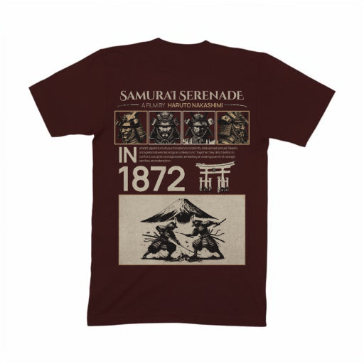 SAMURAI SERENADE ESSENTIAL BURGENDY TEE