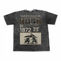 SAMURAI SERENADE DROP SHOULDER CHARCOAL TEE