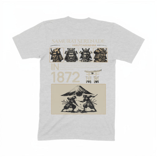 SAMURAI SERENADE ESSENTIAL MELANGE GREY TEE