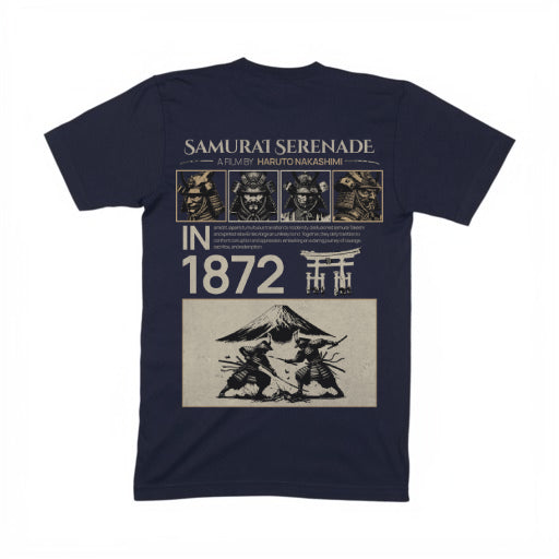 SAMURAI SERENADE ESSENTIAL NAVY TEE