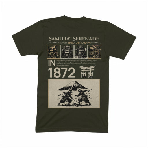 SAMURAI SERENADE ESSENTIAL OLIVE TEE