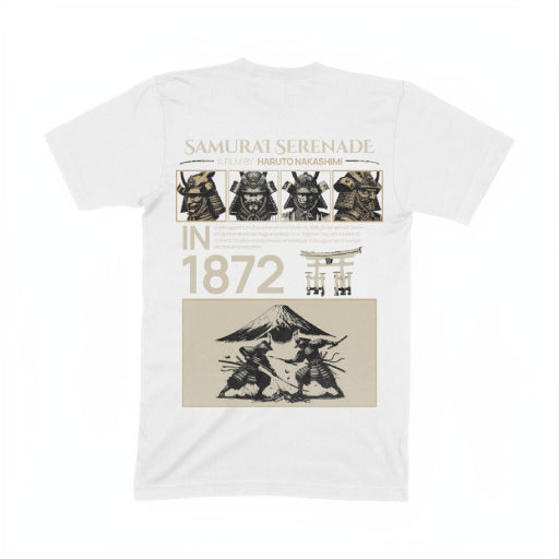 SAMURAI SERENADE ESSENTIAL WHITE TEE