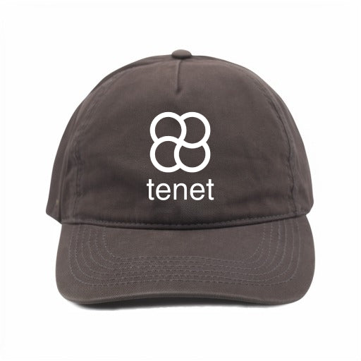 TENET 5 PANEL VINTAGE COTTON CAP CHARCOAL