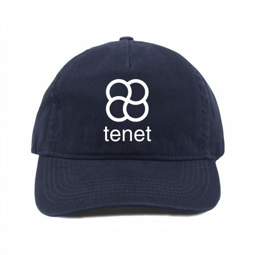 TENET 5 PANEL VINTAGE COTTON CAP NAVY