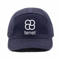 TENET 5 PANEL WASHED COTTON CAP BLUE JEAN