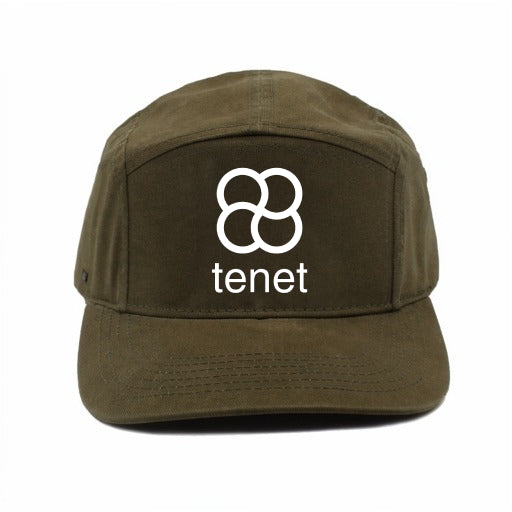 TENET 5 PANEL WASHED COTTON CAP MILITARY GREEN