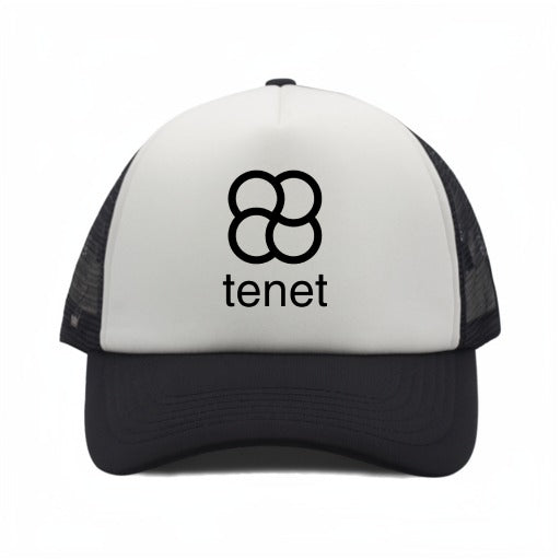 TENET TRUCKER BLACK/WHITE CAP