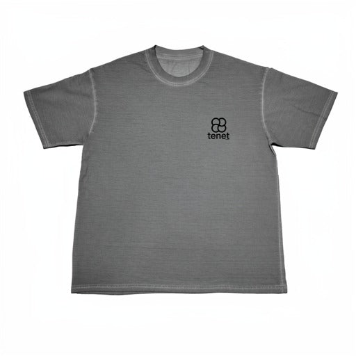TENET DROP SHOULDER DARK GREY TEE