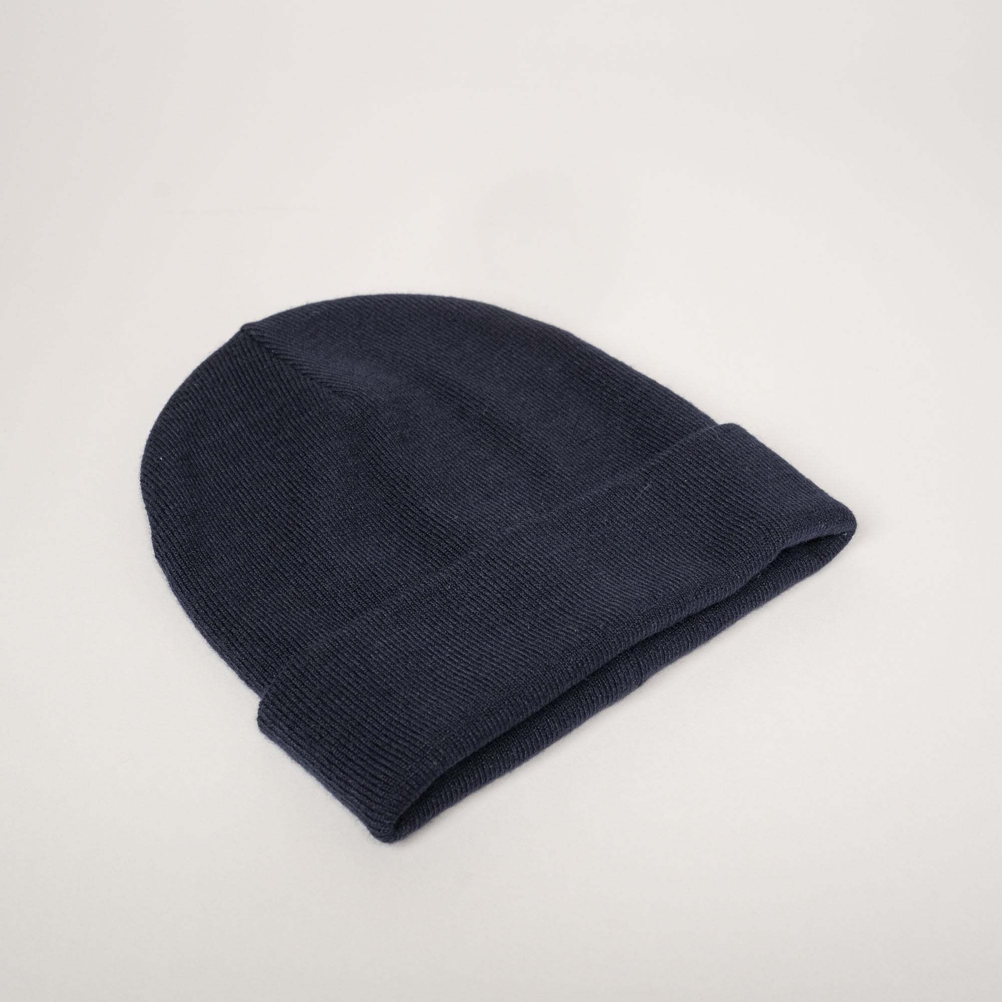 BLENDED NAVY BEANIE