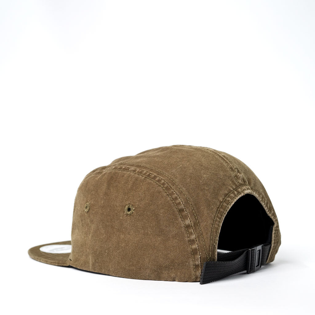 TENET 5 PANEL WASHED COTTON CAP MILITARY GREEN